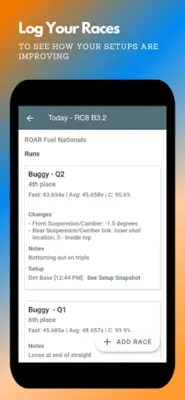 RC Setup App & Race Log android App screenshot 12